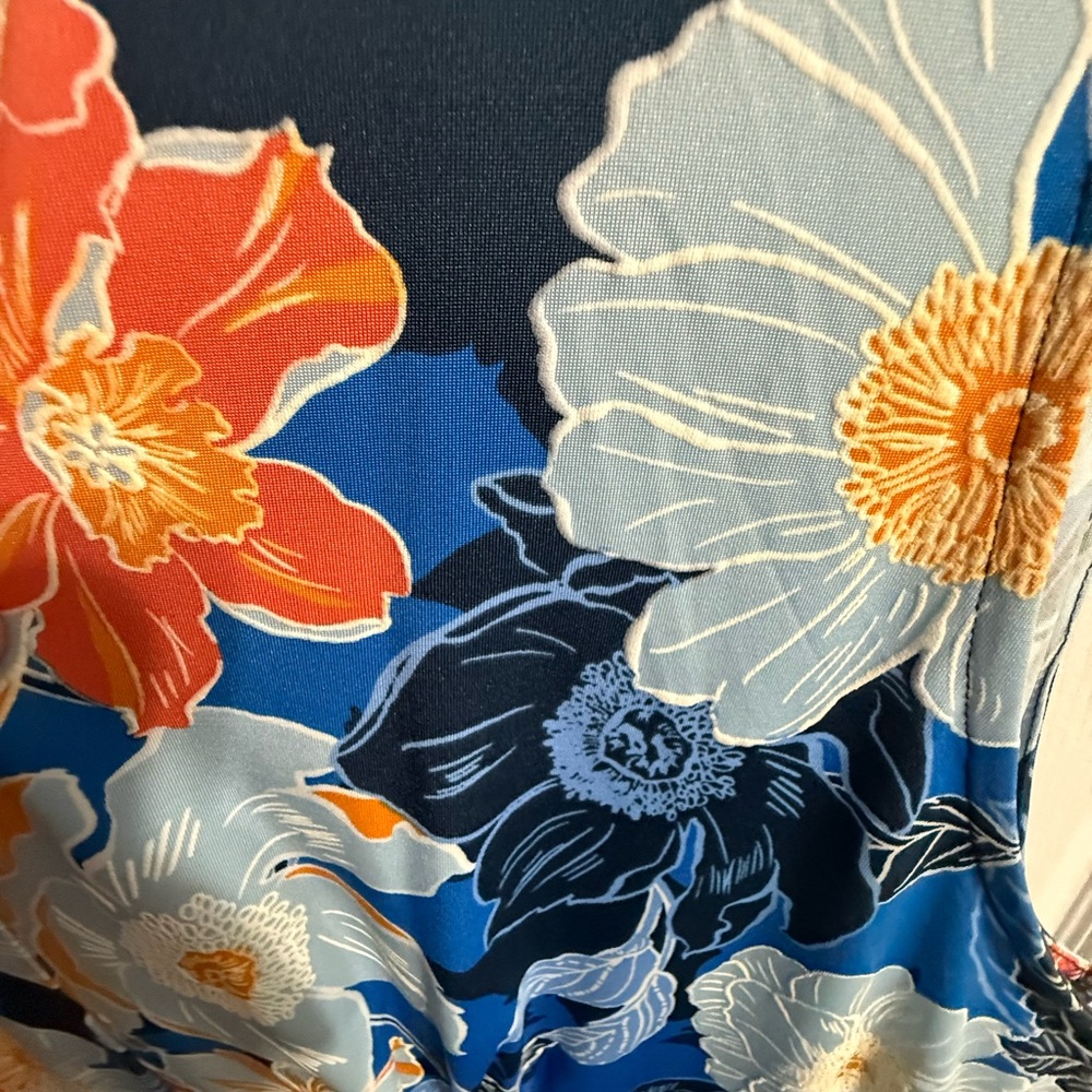 Ruby Rd. Multicolor Floral Dress 2x excellent condition - Picture 4 of 4